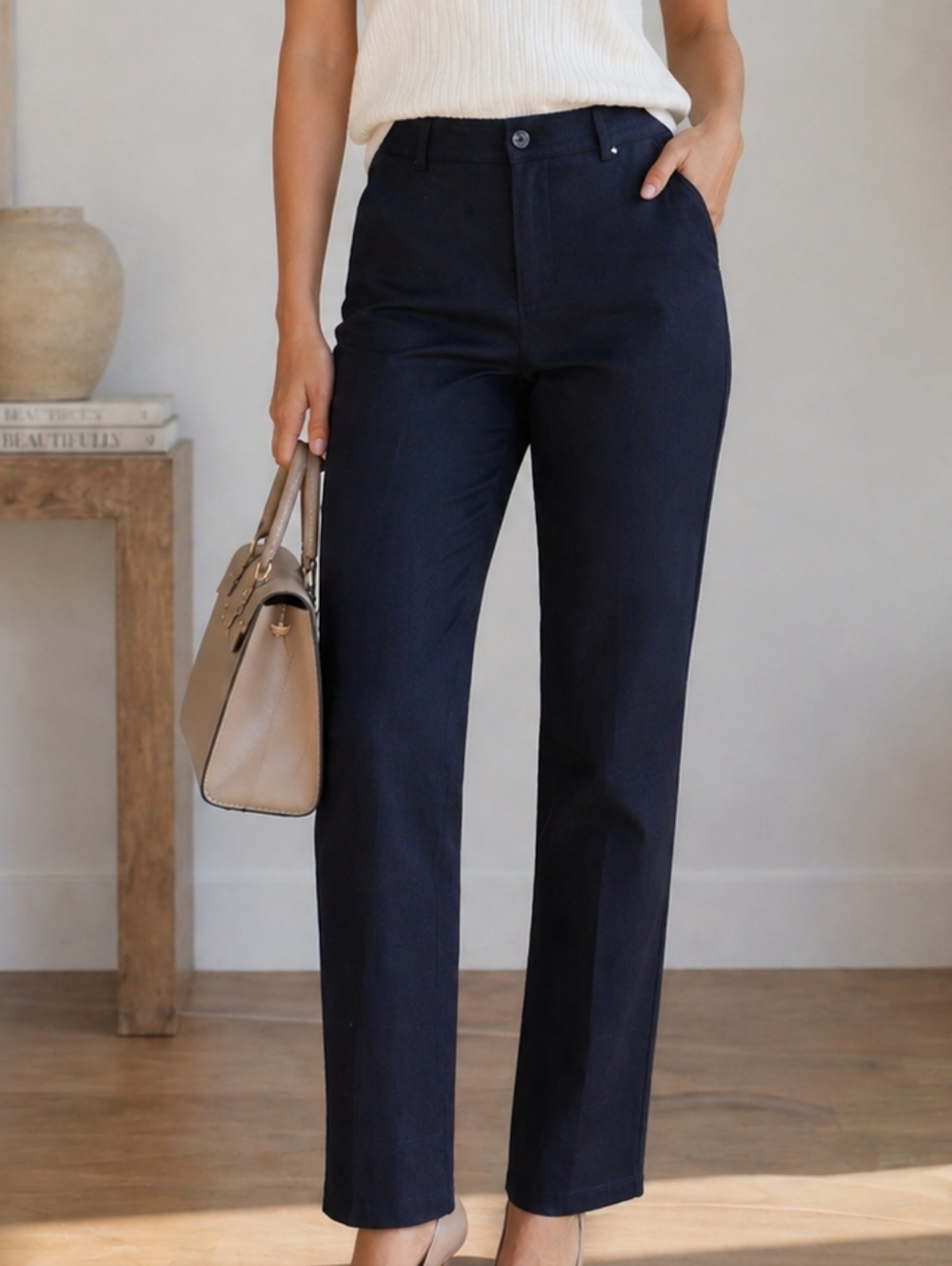 89th & Madison Luxe Stretch Comfort Waist Ankle Millennium Pants-NWT